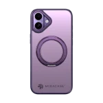 כיסוי ל-iPhone 16 בצבע סגול דגם MIRARING מבית Miracase