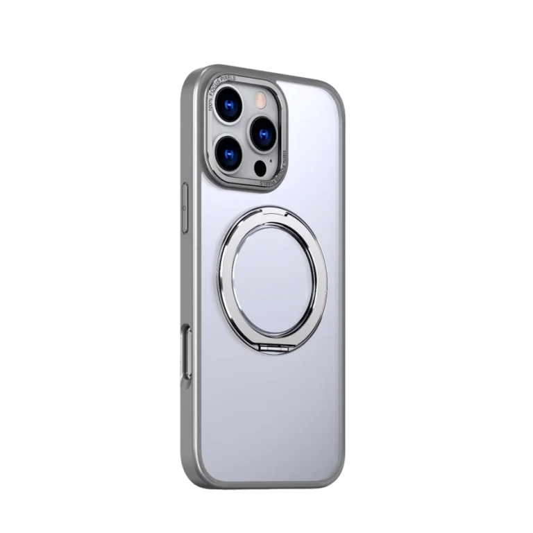 כיסוי ל-iPhone 16 Pro בצבע אפור דגם MIRARING מבית Miracase
