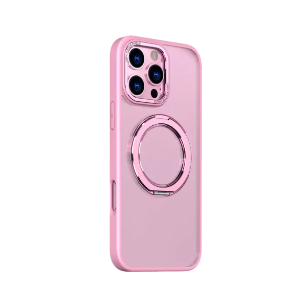 כיסוי ל-iPhone 16 Pro Max בצבע ורוד דגם MIRARING מבית Miracase
