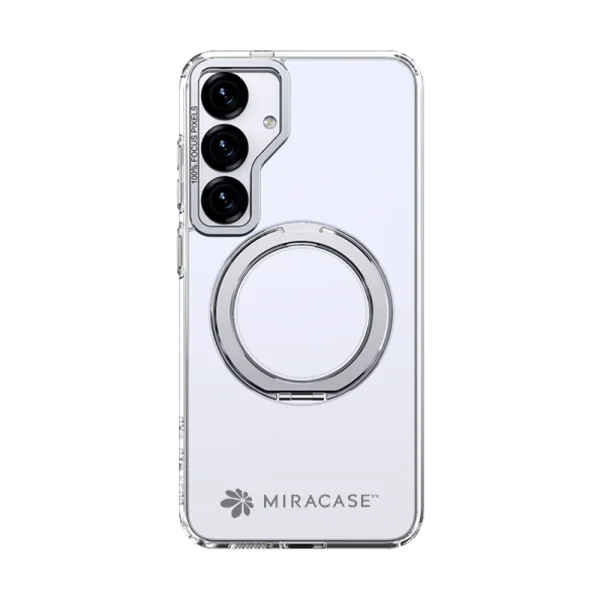 כיסוי ל-Samsung S25 בצבע שקוף דגם MIRARING מבית Miracase