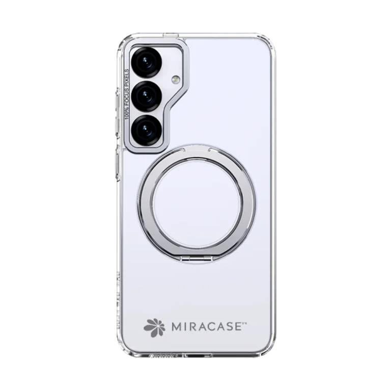 כיסוי ל-Samsung S25 בצבע שקוף דגם MIRARING מבית Miracase