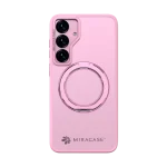 כיסוי ל-Samsung S25 Plus בצבע ורוד דגם MIRARING מבית Miracase