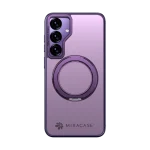 כיסוי ל-Samsung S25 Plus בצבע סגול דגם MIRARING מבית Miracase