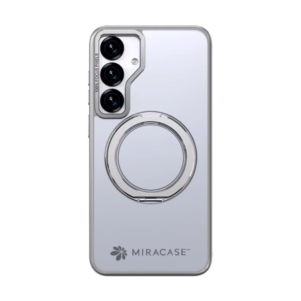כיסוי ל-Samsung S25 Plus בצבע אפור דגם MIRARING מבית Miracase