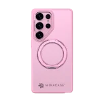 כיסוי ל-Samsung S25 Ultra בצבע ורוד דגם MIRARING מבית Miracase