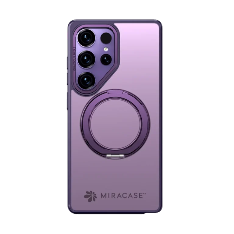 כיסוי ל-Samsung S25 Ultra בצבע סגול דגם MIRARING מבית Miracase