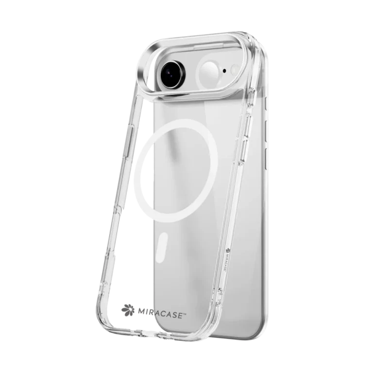 כיסוי ל-iPhone 17 Air בצבע שקוף דגם MIRASAFE מבית Miracase