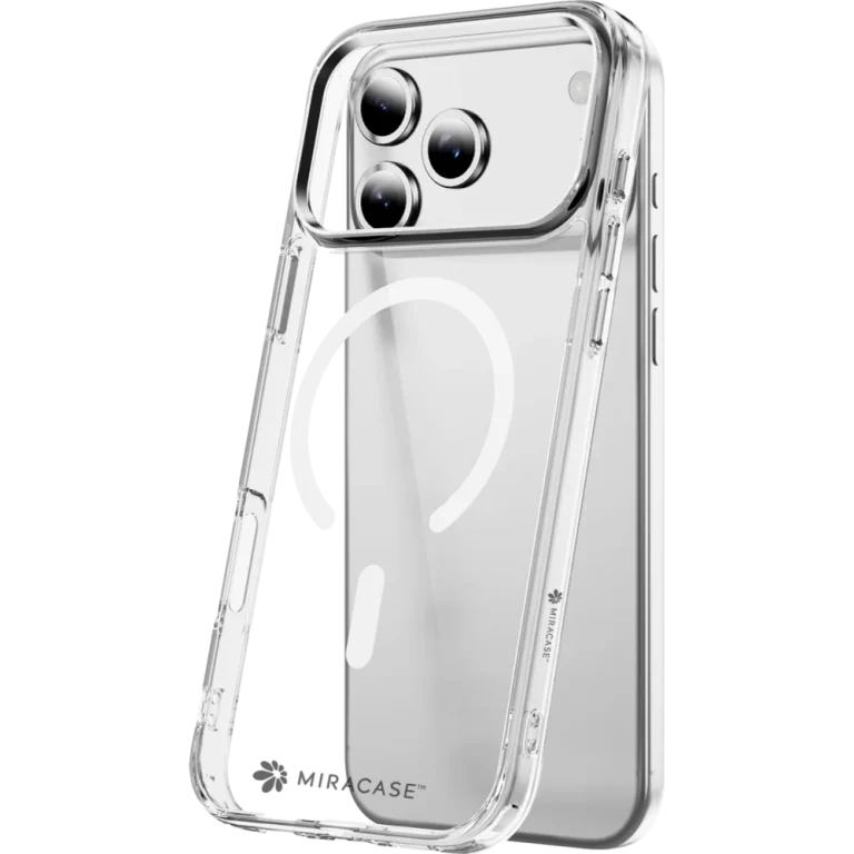 כיסוי ל-iPhone 17 Pro בצבע שקוף דגם MIRASAFE מבית Miracase