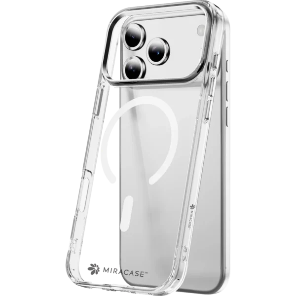 כיסוי ל-iPhone 17 Pro Max בצבע שקוף דגם MIRASAFE מבית Miracase