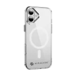 כיסוי ל-iPhone 16 בצבע שקוף דגם MIRASAFE מבית Miracase