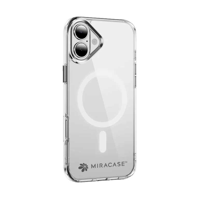 כיסוי ל-iPhone 16 בצבע שקוף דגם MIRASAFE מבית Miracase