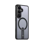 כיסוי MAGSAFE ל-Samsung S26 בצבע שחור דגם MIRASTAND מבית Miracase
