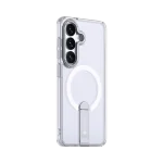 כיסוי MAGSAFE ל-Samsung S26 בצבע שקוף דגם MIRASTAND מבית Miracase