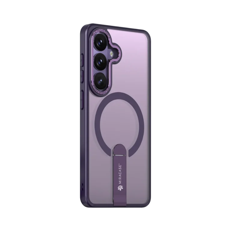 כיסוי MAGSAFE ל-Samsung S26 Plus בצבע סגול דגם MIRASTAND מבית Miracase