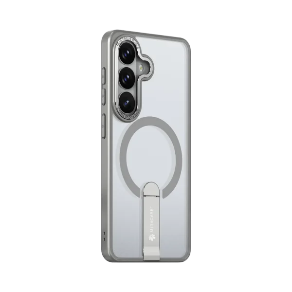 כיסוי MAGSAFE ל-Samsung S26 Plus בצבע אפור דגם MIRASTAND מבית Miracase