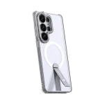 כיסוי MAGSAFE ל-Samsung S26 Ultra בצבע שקוף דגם MIRASTAND מבית Miracase