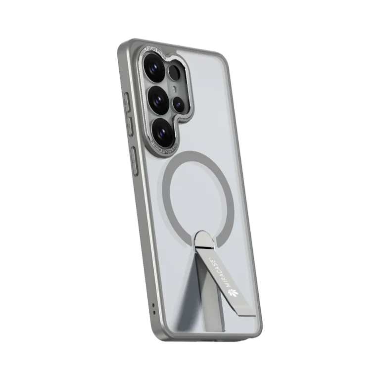 כיסוי MAGSAFE ל-Samsung S26 Ultra בצבע אפור דגם MIRASTAND מבית Miracase