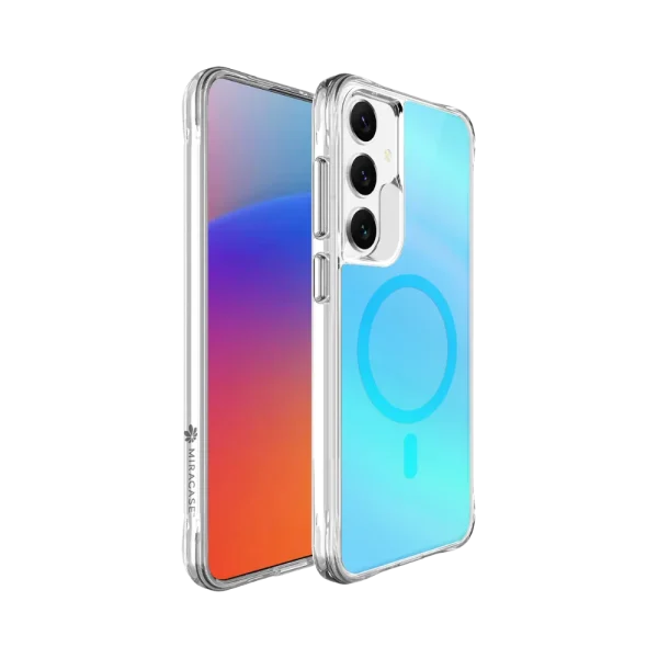 כיסוי ל-Samsung S25 Plus בצבע כחול דגם MIRACHROME מבית Miracase