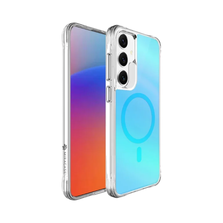 כיסוי ל-Samsung S25 Plus בצבע כחול דגם MIRACHROME מבית Miracase