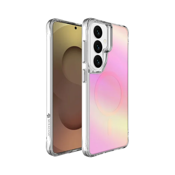כיסוי ל-Samsung S26 Plus בצבע ורוד דגם MIRACHROME מבית Miracase