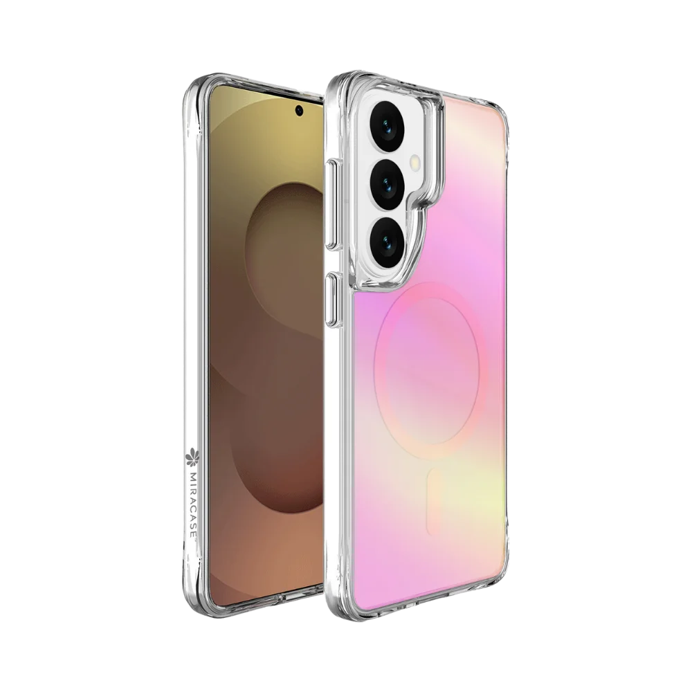 כיסוי ל-Samsung S26 Plus בצבע ורוד דגם MIRACHROME מבית Miracase כיסוי ל-Samsung S26 Plus בצבע ורוד דגם MIRACHROME מבית Miracase