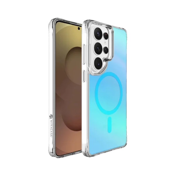 כיסוי ל-Samsung S26 Ultra בצבע כחול דגם MIRACHROME מבית Miracase