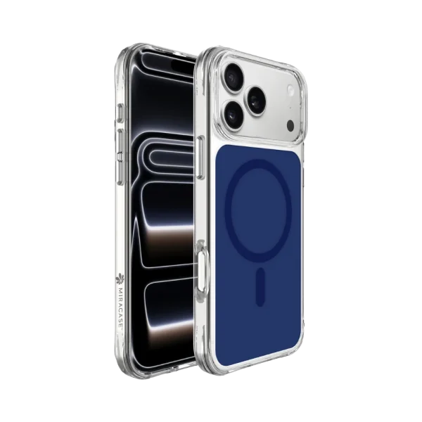 כיסוי ל-iPhone 17 Pro בצבע כחול דגם MIRAGRID מבית Miracase