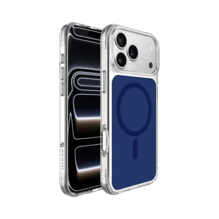 כיסוי ל-iPhone 17 Pro בצבע כחול דגם MIRAGRID מבית Miracase