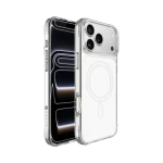 כיסוי ל-iPhone 17 Pro בצבע לבן דגם MIRAGRID מבית Miracase