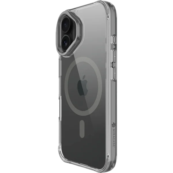 כיסוי ל-iPhone 17 בצבע אפור דגם MIRAHOLD מבית Miracase