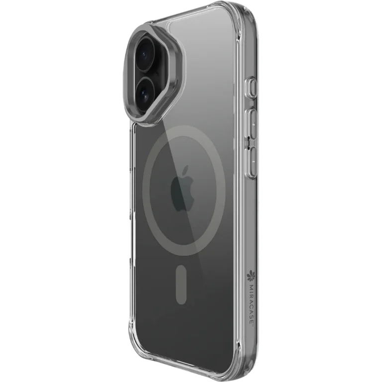 כיסוי ל-iPhone 17 בצבע אפור דגם MIRAHOLD מבית Miracase
