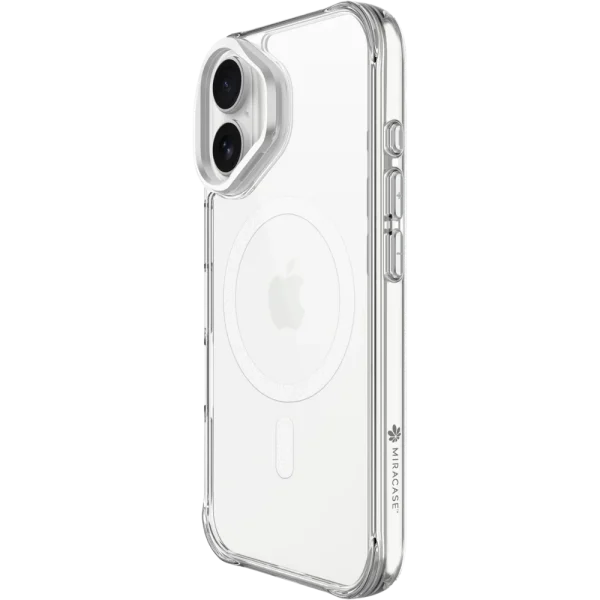 כיסוי ל-iPhone 17 בצבע כסוף דגם MIRAHOLD מבית Miracase