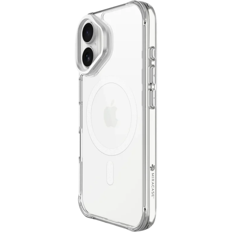 כיסוי ל-iPhone 17 בצבע כסוף דגם MIRAHOLD מבית Miracase