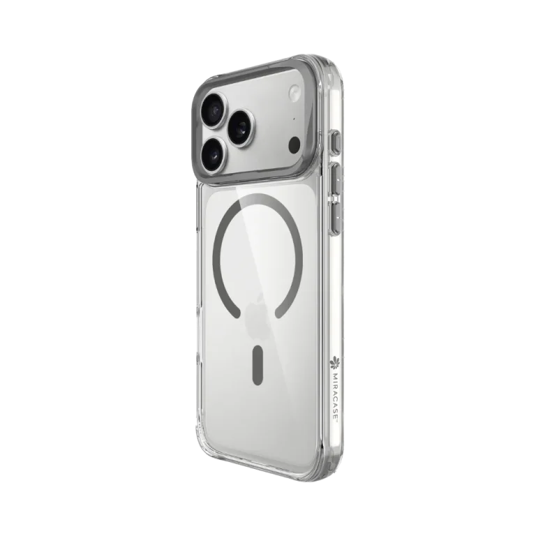 כיסוי ל-iPhone 17 Pro בצבע אפור דגם MIRAHOLD מבית Miracase