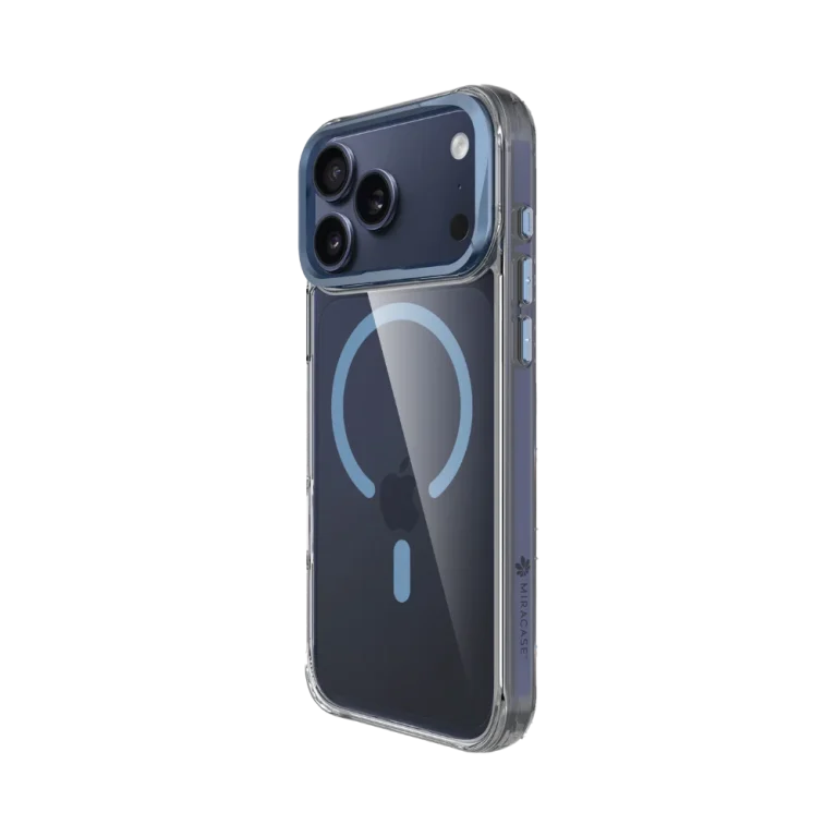 כיסוי ל-iPhone 17 Pro Max בצבע כחול דגם MIRAHOLD מבית Miracase