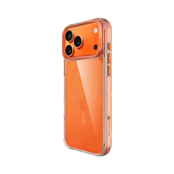 כיסוי ל-iPhone 17 Pro Max בצבע כתום דגם MIRAHOLD מבית Miracase