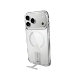 כיסוי ל-iPhone 17 Pro Max בצבע שקוף-כסף דגם MIRAKick מבית Miracase