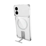 כיסוי ל-Samsung S26 Plus בצבע שקוף-כסף דגם MIRAKick מבית Miracase