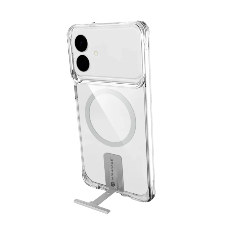 כיסוי ל-Samsung S26 Plus בצבע שקוף-כסף דגם MIRAKick מבית Miracase