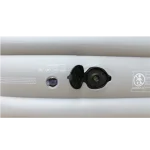 מזרן זוגי עבה מתנפח דגם GTDAB46 בצבע אפור כהה ובהיר מבית GLAMP