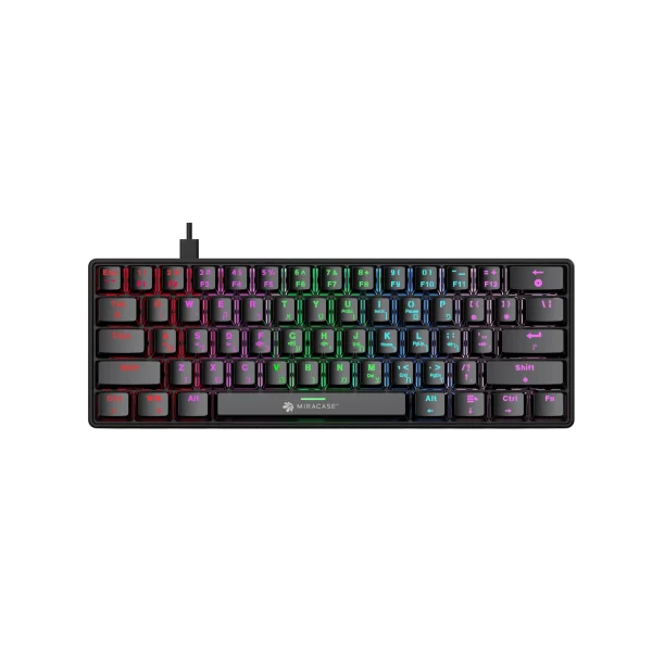 מקלדת מכנית חוטית MMCK100 עם תאורת RGB מבית Miracase