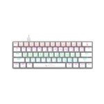 מקלדת מכנית חוטית לבנה MMCK100 עם תאורת RGB מבית Miracase