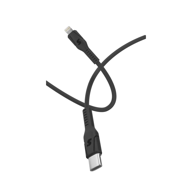 כבל סיליקון M Type-C to Lightning 27W מבית silver line