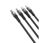 כבל סנכרון וטעינה 3 ב-1 Type-c to LIGHTNING and Type-c 2x
