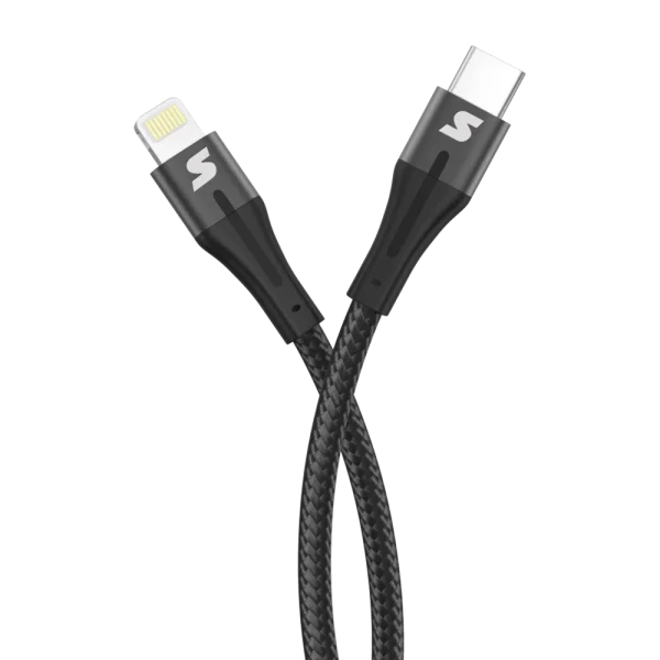 כבל שזור SILVER LINE Lightning to Type-C 3M