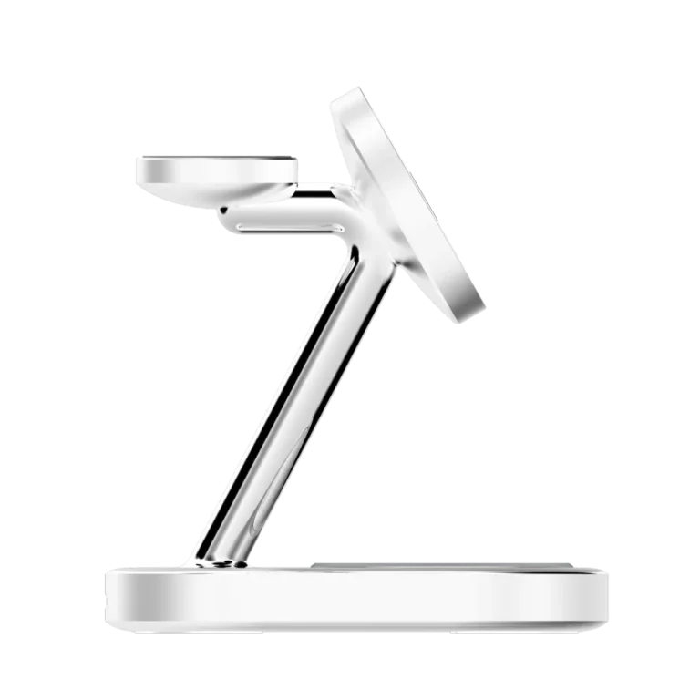 מטען אלחוטי 3 ב-1 דגם MWIQ580 בצבע לבן מבית MIRACASE