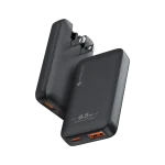 מטען קיר מהיר 65W בצבע שחור דגם MWC65W מבית MIRACASE