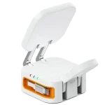 מטען אלחוטי מגנטי מתקפל 3 ב־1 Miracase MQIW610 לבן