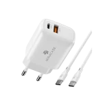 מטען קיר 20W + כבל USB-C דגם MWC20PQ2 מבית Miracase