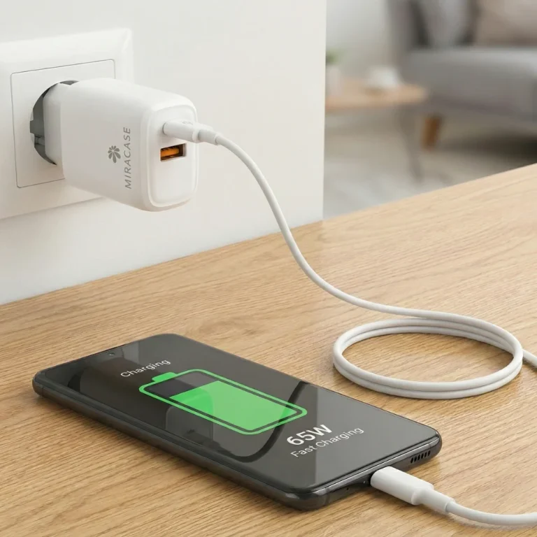 מטען קיר 30W + כבל USB-C דגם MWC30PQ2 מבית Miracase